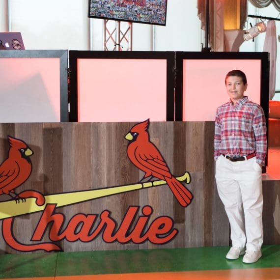 Charlie As A Cardinal Logo