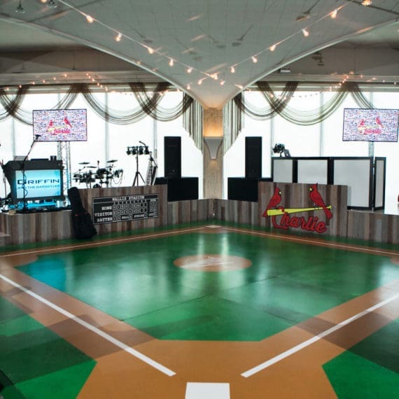 Baseball Diamond Dance Floor